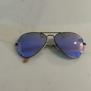 Ray-Ban Aviators Purple Lenses
